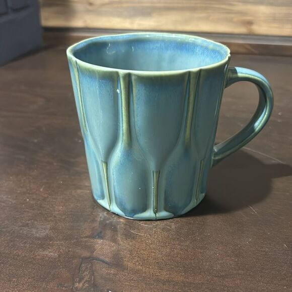 Starbucks Blue Green Bone China Coffee Cocoa Mug Cup - Picture 4 of 6
